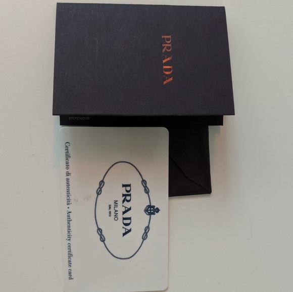 *SOLD* Prada raso satin clutch in teal - Picture 7 of 8